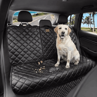 Husa scaune auto protectie si transport animale NextWave®️, universala, taxi, ride sharing, caini, pisi — problemă și soluție