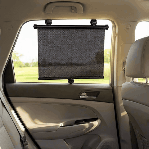 Set 2 parasolare auto retractabile NextWave®, pentru geamuri laterale, protectie impotriva razelor sola — problemă și soluție