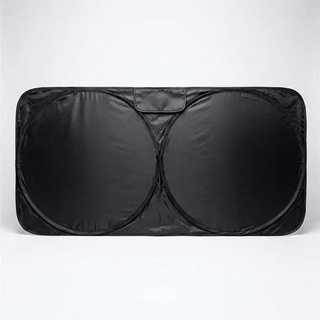 Parasolar auto NextWave® pentru parbriz, material reflectorizant 280T, protectie UV pana la 99%, design — problemă și soluție