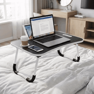 NextWave® Masa Portabila si Pliabila pentru Laptop 60×40 cm, Birou Lap Table pliabil cu Perna, Suport P — problemă și soluție