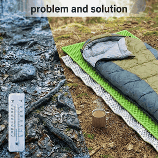 Saltea de camping pliabila NextWave®, termoizolanta cu valoare R 2.1, impermeabila si ultra-usoara, des — problemă și soluție
