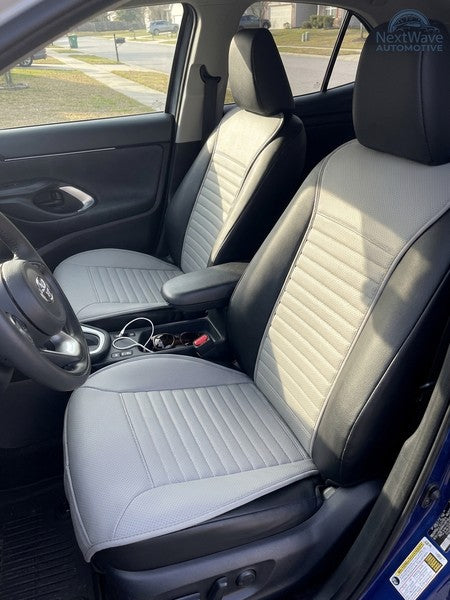 Set de 2 huse NextWave®️ pentru scaune auto, ofera protectie scaunelor din fata, universala, masina personala — testimonial 1