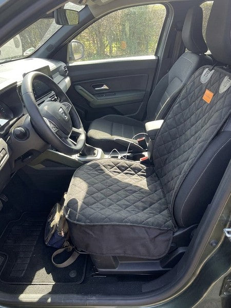 Husa scaun auto protectie si transport animale NextWave®️, caini si pisici ofera protectie scaun fata, univer — testimonial 1