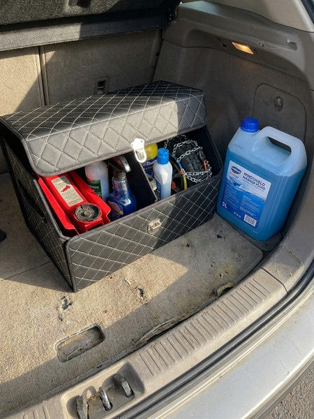 Organizator portbagaj auto Premium NextWave®️, Multifunctional, Pliabil, Rezistent, Manere Laterale, Prindere — testimonial 1