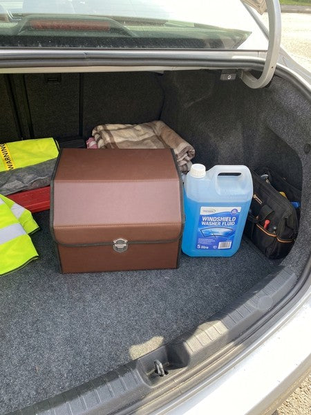 Organizator portbagaj auto Premium NextWave®️, Multifunctional, Pliabil, Rezistent, Manere Laterale, Prindere — testimonial 1