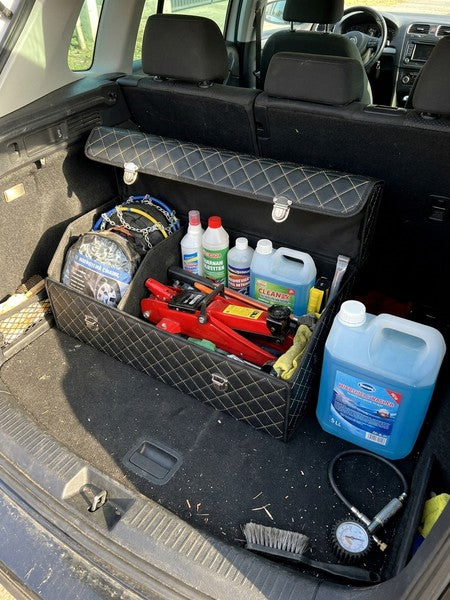 Organizator portbagaj auto Premium NextWave®️, Multifunctional, Pliabil, Rezistent, Manere Laterale, Prindere — testimonial 1