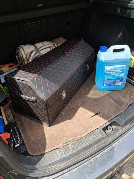 Organizator portbagaj auto Premium NextWave®️, Multifunctional, Pliabil, Rezistent, Manere Laterale, Prindere — testimonial 1