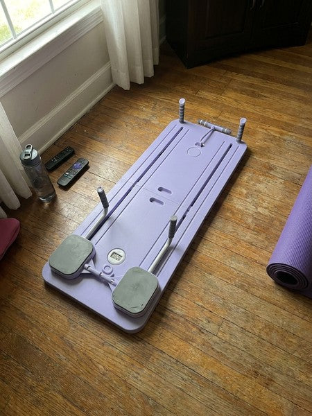 Aparat Pilates Reformer pliabil NextWave® – echipament de antrenament pentru acasa, ideal pentru incepatori s — testimonial 1