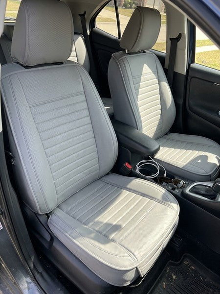 Set de 2 huse NextWave®️ pentru scaune auto, ofera protectie scaunelor din fata, universala, masina personala — testimonial 1