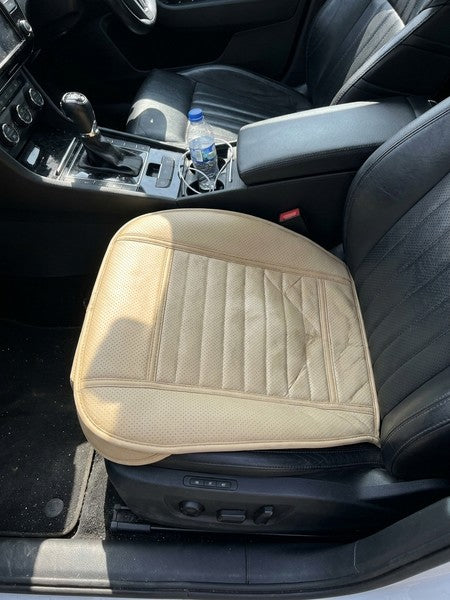 Husa scaun auto NextWave®️, universala, 53 x 53 cm, ofera protectie pentru sezut scaun fata, piele PU, anti-a — testimonial 1