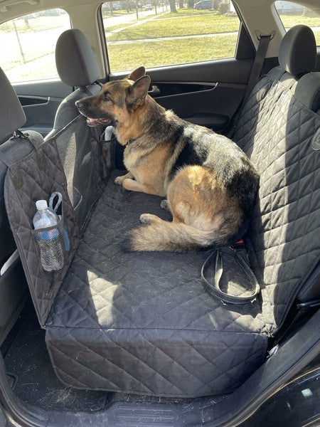 Husa scaune auto, protectie si transport animale extinsa NextWave®️, insertie 3 placi pentru caini, pisici de — testimonial 1