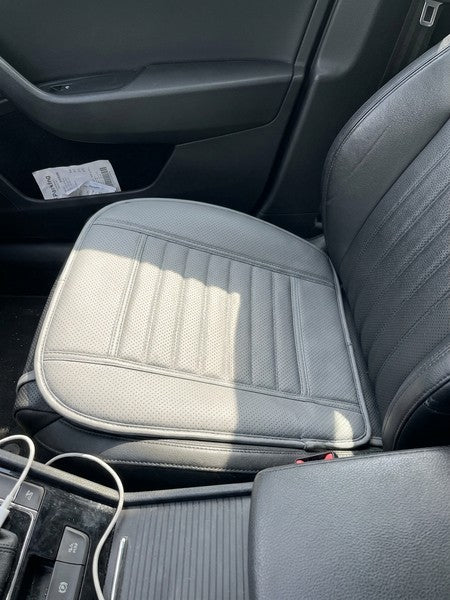 Husa scaun auto NextWave®️, universala, 53 x 53 cm, ofera protectie pentru sezut scaun fata, piele PU, anti-a — testimonial 1