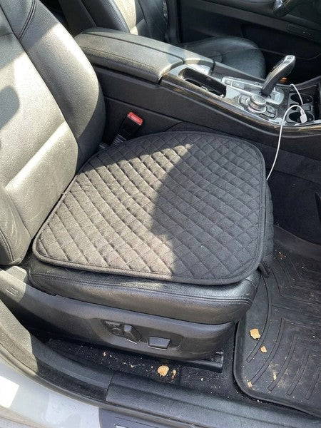 Husa scaun auto universala NextWave®️, ofera protectie pentru sezut scaun fata, design elegant cu buzunar pen — testimonial 1