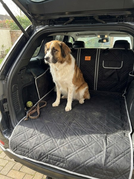 Husa auto portbagaj de protectie si transport animale NextWave®️, caini si pisici ofera protectie sporita, un — testimonial 1