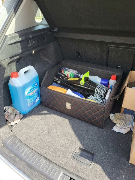 Organizator portbagaj auto Premium NextWave®️, Multifunctional, Pliabil, Rezistent, Manere Laterale, Prindere — testimonial 1