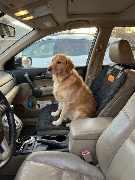 Husa scaun auto protectie si transport animale NextWave®️, caini si pisici ofera protectie scaun fata, univer — testimonial 2