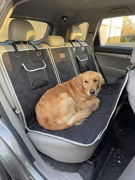 Husa scaune auto pentru transport animale NextWave®️, universala, caini si pisici, taxi, ride sharing, ofera — testimonial 2