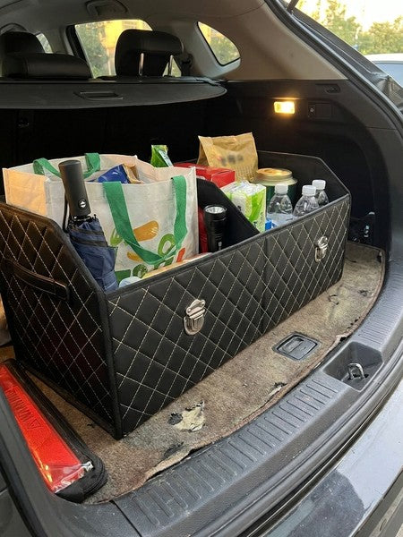 Organizator portbagaj auto Premium NextWave®️, Multifunctional, Pliabil, Rezistent, Manere Laterale, Prindere — testimonial 2