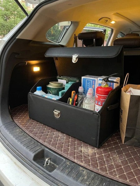 Organizator portbagaj auto Premium NextWave®️, Multifunctional, Pliabil, Rezistent, Manere Laterale, Prindere — testimonial 2