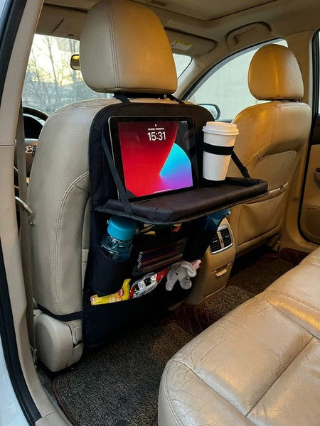 Husa spatar scaun auto NextWave®️, husa protectoare impermeabila pentru scaune, tava pliabila tip masa pentru — testimonial 2