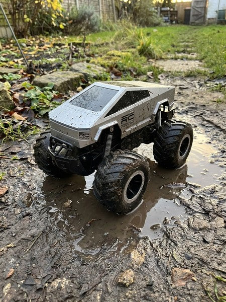 Masina cu telecomanda RC Cybertruck BeGenius®, 4WD Off-Road 1:16, Pentru Toate Tipurile de Teren, 360° Drift, — testimonial 2