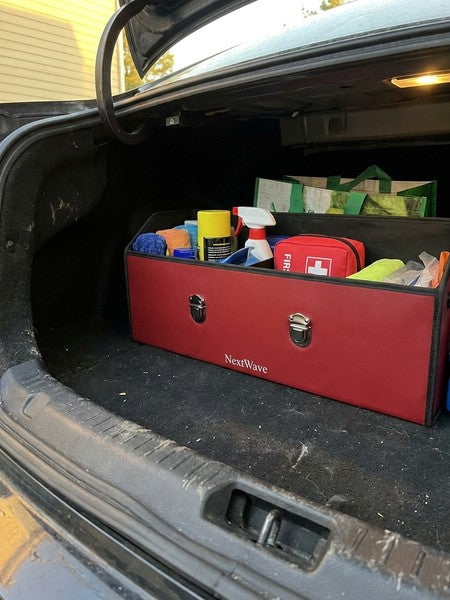 Organizator portbagaj auto Premium NextWave®️, Multifunctional, Pliabil, Rezistent, Manere Laterale, Prindere — testimonial 2
