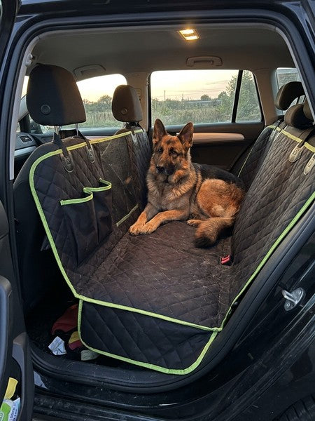 Husa scaune auto protectie si transport animale extinsa NextWave®️, insertie 3 placi pentru caini, pisici de — testimonial 2