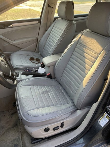 Set de 2 huse NextWave®️ pentru scaune auto, ofera protectie scaunelor din fata, universala, masina personala — testimonial 2