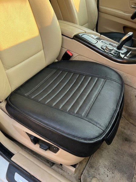 Husa scaun auto NextWave®️, universala, 53 x 53 cm, ofera protectie pentru sezut scaun fata, piele PU, anti-a — testimonial 2