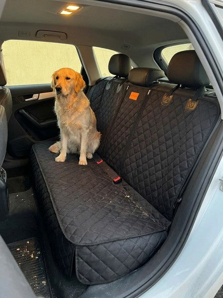 Husa scaune auto pentru transport animale NextWave®️, universala, caini si pisici, taxi, ride sharing, ofera — testimonial 2