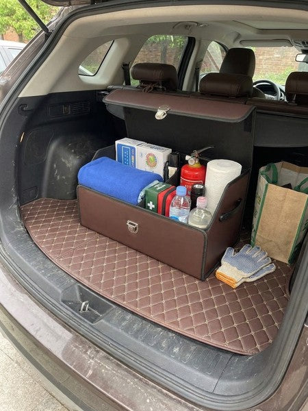 Organizator portbagaj auto Premium NextWave®️, Multifunctional, Pliabil, Rezistent, Manere Laterale, Prindere — testimonial 3