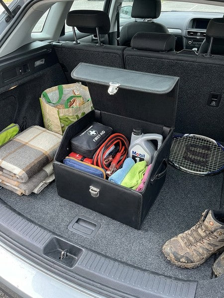 Organizator portbagaj auto Premium NextWave®️, Multifunctional, Pliabil, Rezistent, Manere Laterale, Prindere — testimonial 3