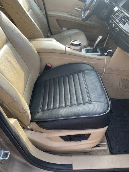 Husa scaun auto NextWave®️, universala, 53 x 53 cm, ofera protectie pentru sezut scaun fata, piele PU, anti-a — testimonial 3