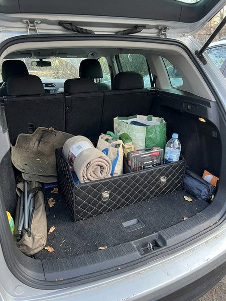Organizator portbagaj auto Premium NextWave®️, Multifunctional, Pliabil, Rezistent, Manere Laterale, Prindere — testimonial 3