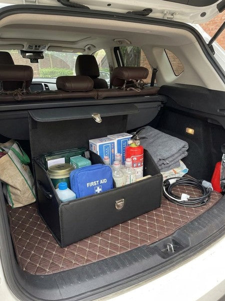 Organizator portbagaj auto Premium NextWave®️, Multifunctional, Pliabil, Rezistent, Manere Laterale, Prindere — testimonial 3