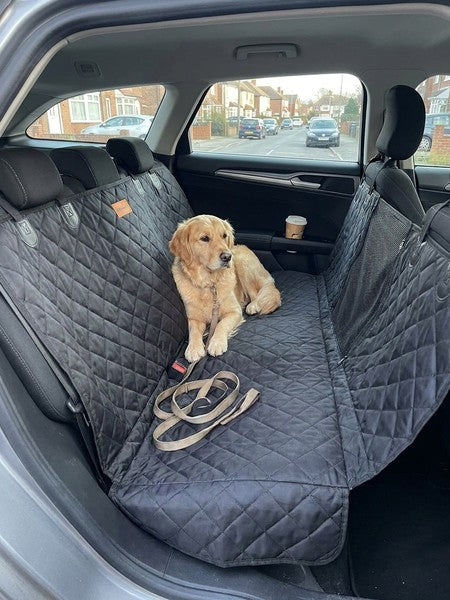 Husa scaune auto protectie si transport animale NextWave®️, Universala, Plasa pentru vizualizare, pentru cain — testimonial 3