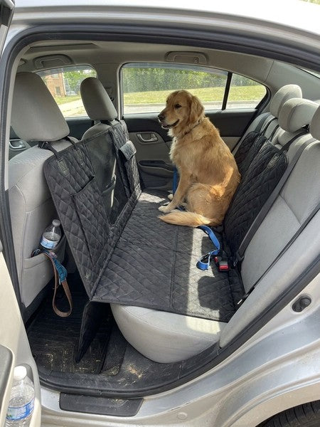 Husa scaune auto, protectie si transport animale extinsa NextWave®️, insertie 3 placi pentru caini, pisici de — testimonial 3