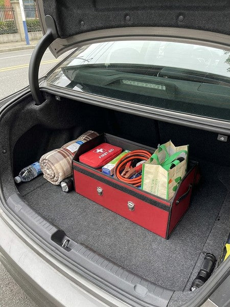 Organizator portbagaj auto Premium NextWave®️, Multifunctional, Pliabil, Rezistent, Manere Laterale, Prindere — testimonial 3