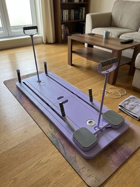 Aparat Pilates Reformer pliabil NextWave® – echipament de antrenament pentru acasa, ideal pentru incepatori s — testimonial 3