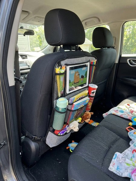 Huse Auto pentru spatarul scaunelor din fata NextWave®, Protectie spatar pentru masina, Organizator auto rezi — testimonial 3