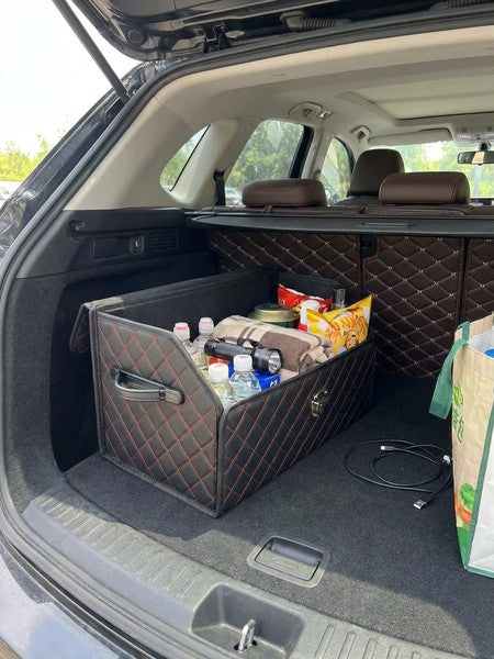 Organizator portbagaj auto Premium NextWave®️, Multifunctional, Pliabil, Rezistent, Manere Laterale, Prindere — testimonial 3