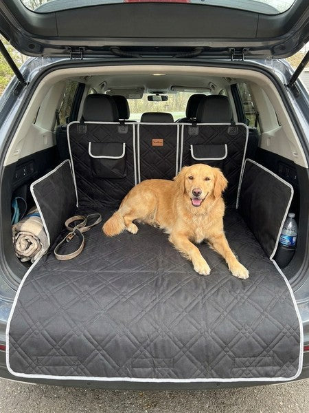Husa scaune auto pentru transport animale NextWave®️, universala, caini si pisici, taxi, ride sharing, ofera — testimonial 3