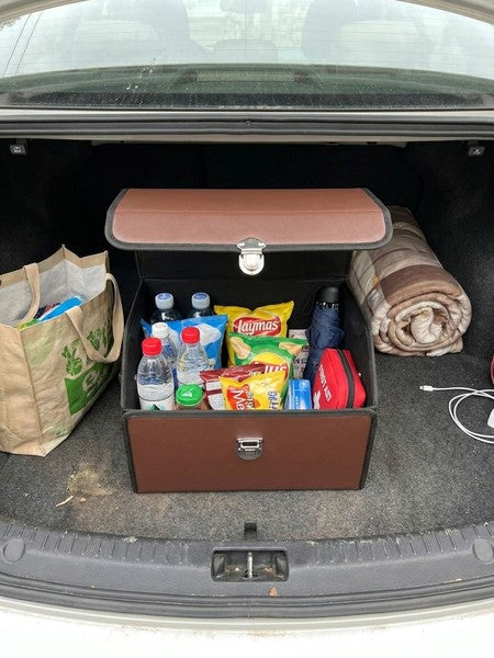 Organizator portbagaj auto Premium NextWave®️, Multifunctional, Pliabil, Rezistent, Manere Laterale, Prindere — testimonial 3