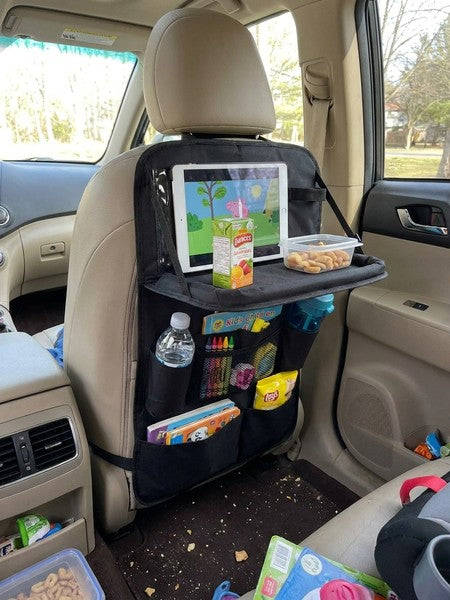 Husa spatar scaun auto NextWave®️, husa protectoare impermeabila pentru scaune, tava pliabila tip masa pentru — testimonial 3