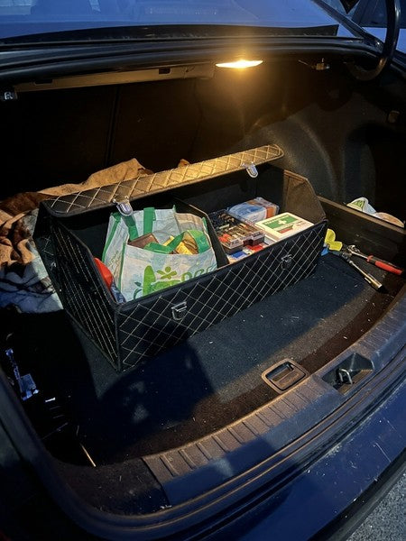 Organizator portbagaj auto Premium NextWave®️, Multifunctional, Pliabil, Rezistent, Manere Laterale, Prindere — testimonial 4