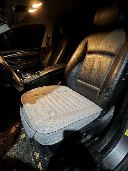 Husa scaun auto NextWave®️, universala, 53 x 53 cm, ofera protectie pentru sezut scaun fata, piele PU, anti-a — testimonial 4