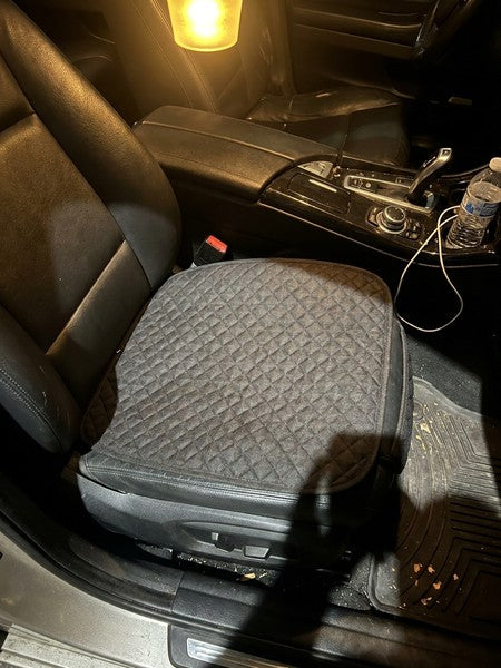 Husa scaun auto universala NextWave®️, ofera protectie pentru sezut scaun fata, design elegant cu buzunar pen — testimonial 4