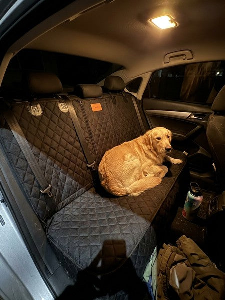 Husa scaune auto pentru transport animale NextWave®️, universala, caini si pisici, taxi, ride sharing, ofera — testimonial 4