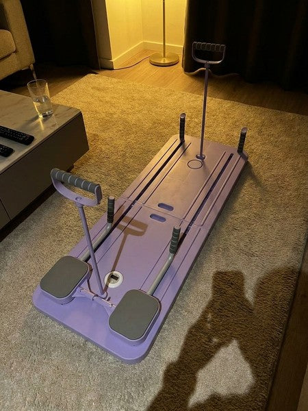 Aparat Pilates Reformer pliabil NextWave® – echipament de antrenament pentru acasa, ideal pentru incepatori s — testimonial 4