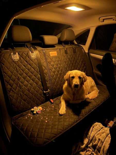 Husa scaune auto pentru transport animale NextWave®️, universala, caini si pisici, taxi, ride sharing, ofera — testimonial 4